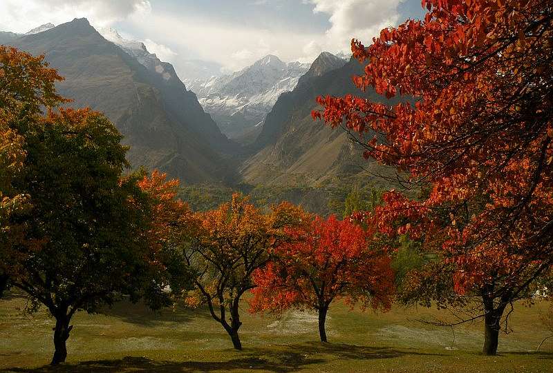Hunza Valley in Autumn